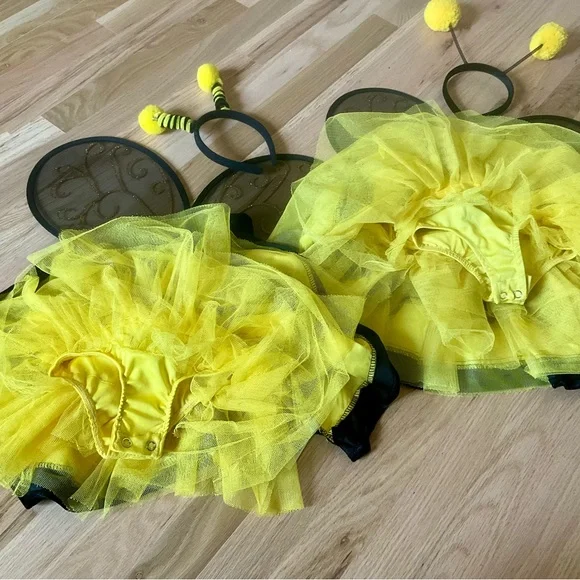 Fun of a Kind Bee Tutu Costume, Sz 5T and Sz 3T - Picture 12 of 12